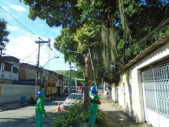 AÇÕES DA EQUIPE DE ARBORIZAÇÃO URBANA NO DIA 03/03/2020