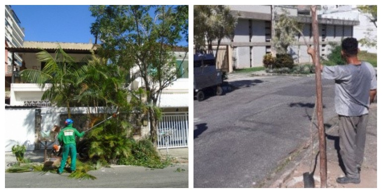 AÇÕES EQUIPES DE ARBORIZAÇÃO URBANA DIA 17/03/2021