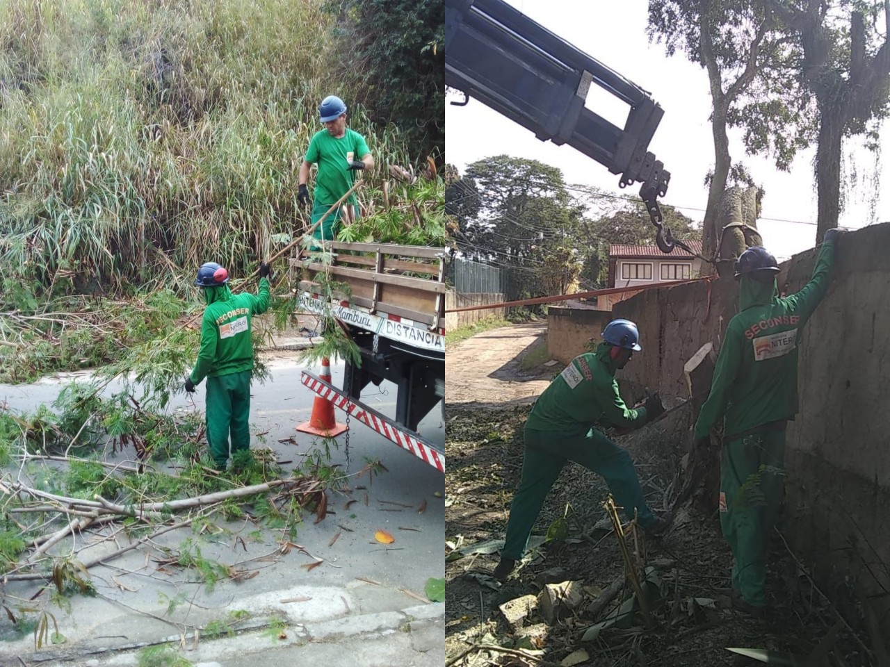 AÇÕES EQUIPES DE ARBORIZAÇÃO URBANA DIAS 13, 14 e 15/08